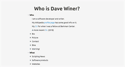 Desktop Screenshot of davewiner.com
