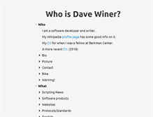 Tablet Screenshot of davewiner.com